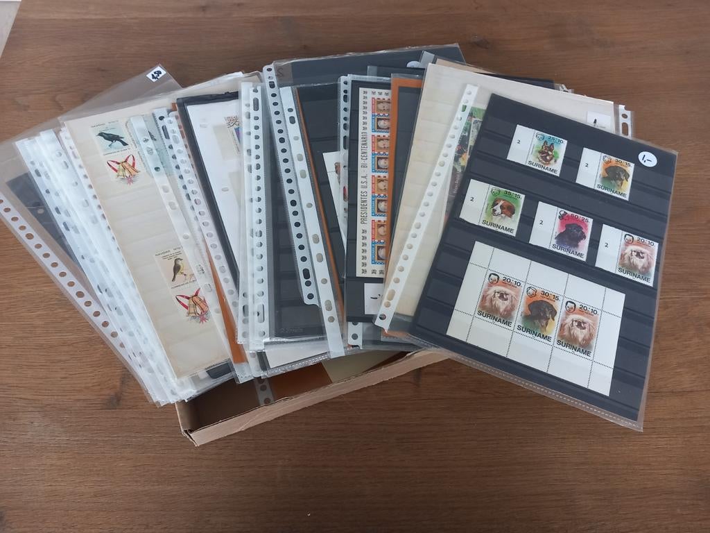 Wereld uitzoekpartij series, blokken, sheets etc., Postzegels en Munten, Postzegels | Volle albums en Verzamelingen, Ophalen of Verzenden