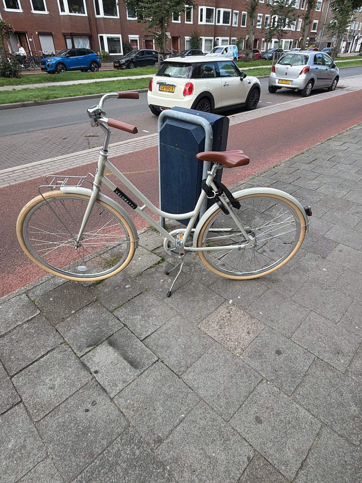 Veloretti Robyn fiets Pebble Grey- Framehoogte 52 cm, Fietsen en Brommers, Terugtraprem, Ophalen, Overige merken, 53 tot 56 cm