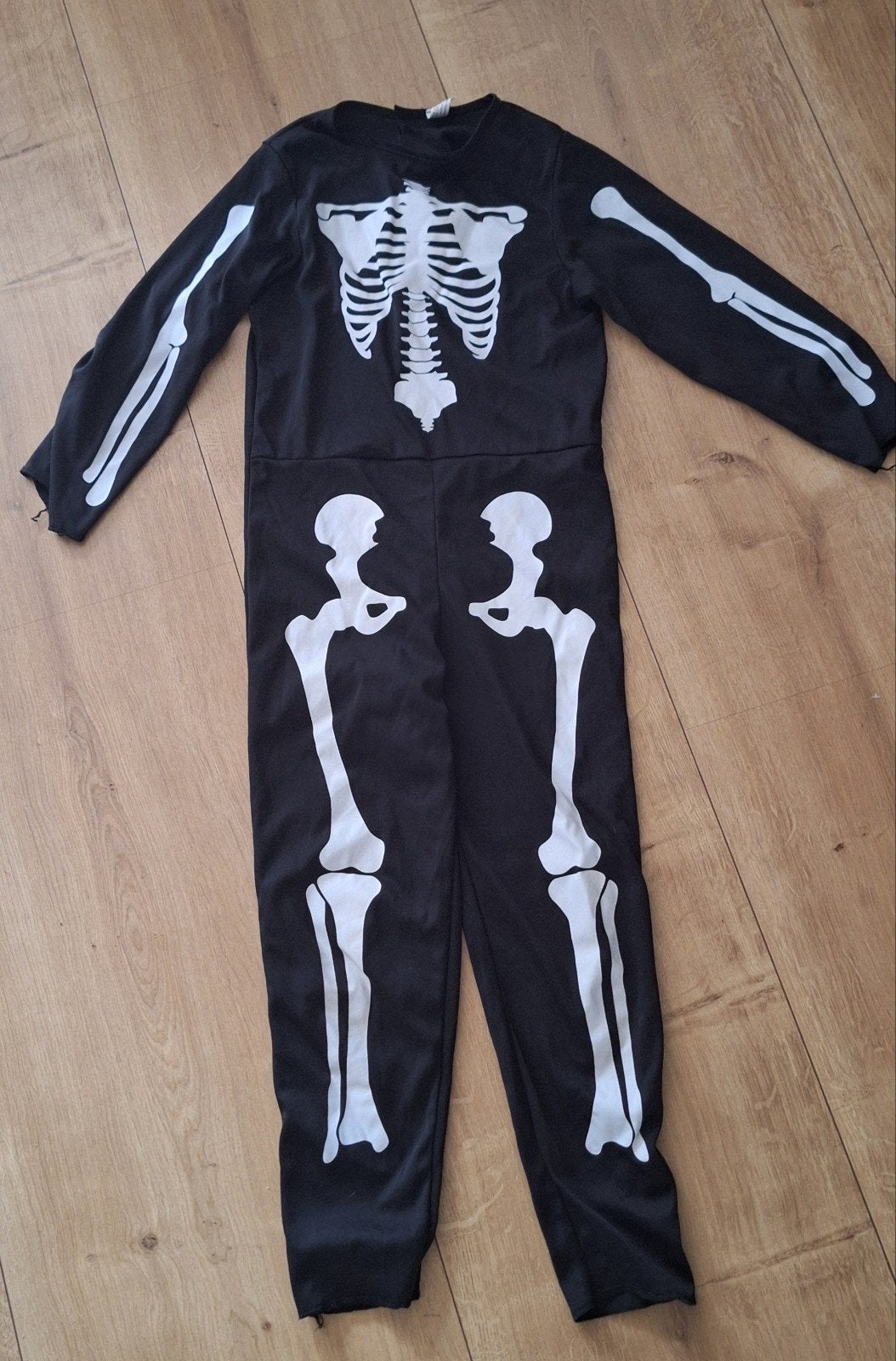 Skelet kostuum voor kinderen - Halloween/Carnaval mt 110, Ophalen of Verzenden, Zo goed als nieuw, 110 t/m 116, Jongen of Meisje