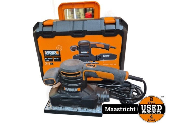 Worx vlakschuurmachine WX641 250W | Nwpr 60 Euro, Doe-het-zelf en Verbouw, Worx, Zo goed als nieuw, Support@worx.com, 14675 128th Ave NE, Suite 120
Woodinville, WA 98072
USA