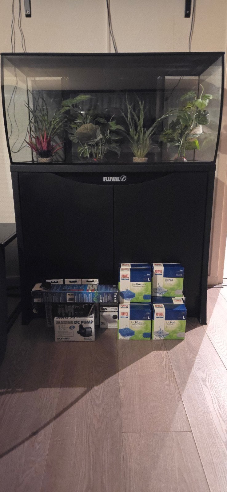 fluval flex 123 met vele upgrades, Gebruikt, Aquariummeubel, Ophalen of Verzenden, Fluval
