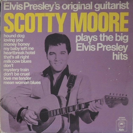 Scotty Moore LP "Plays The Big Elvis Presley Hits" op  Epic, Ophalen, LP, Gebruikt, Originele persing