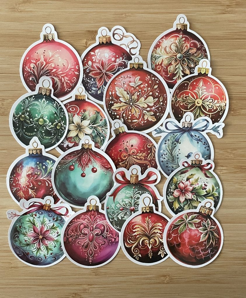 Kerstballen stickers, Verzenden, Nieuw, Meerdere stickers
