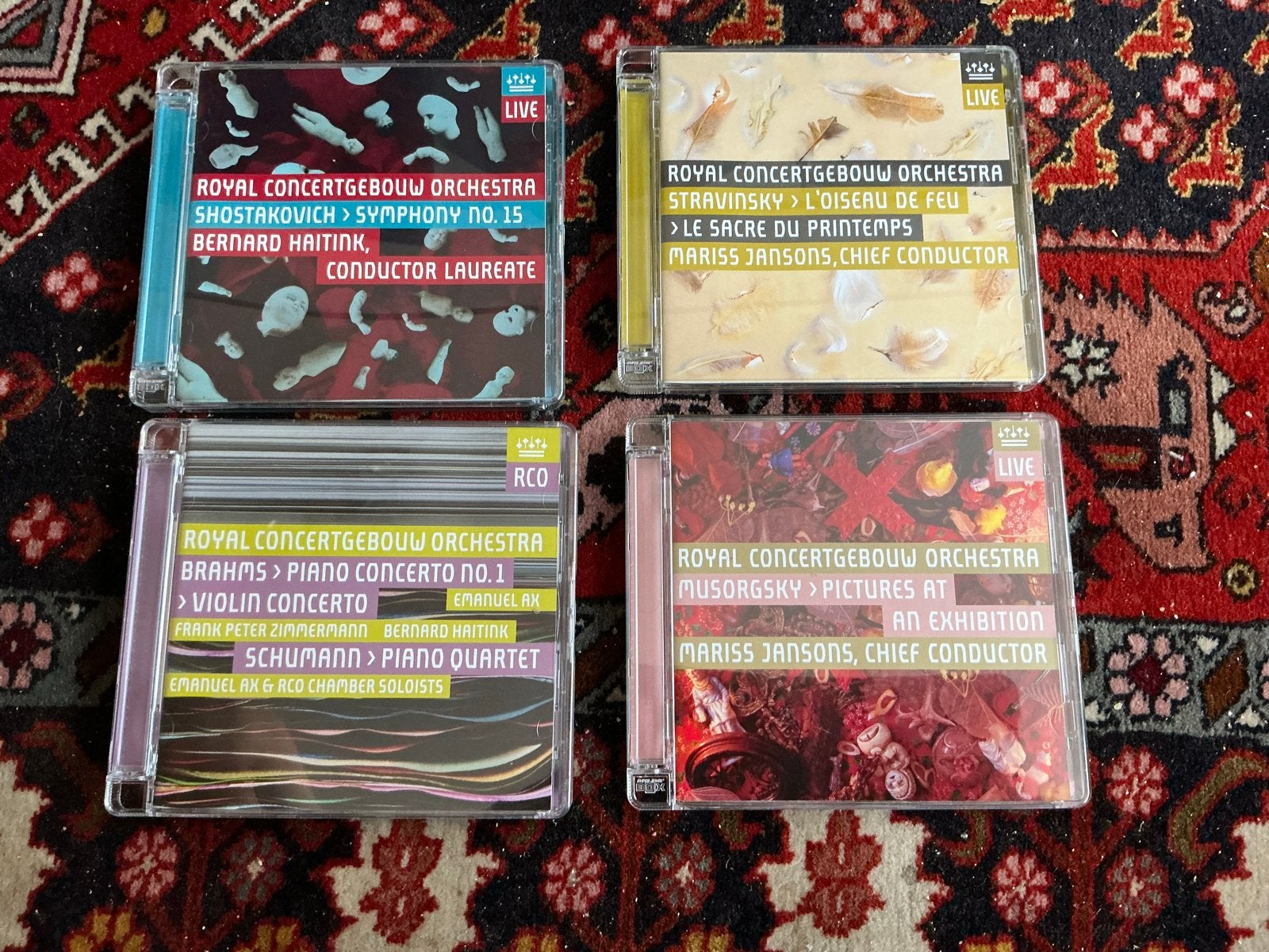 Royal Concertgebouw Orchestra Live SACD ‘s - 4 stuks, Overige componisten, Modernisme tot heden, Ophalen of Verzenden, Zo goed als nieuw
