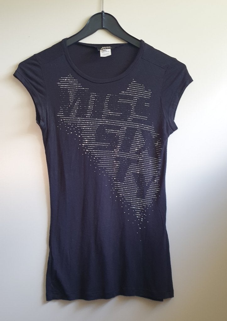 Miss sixty t-shirt maat s 36 zgan, Zwart, Miss Sixty, Ophalen of Verzenden, Zo goed als nieuw