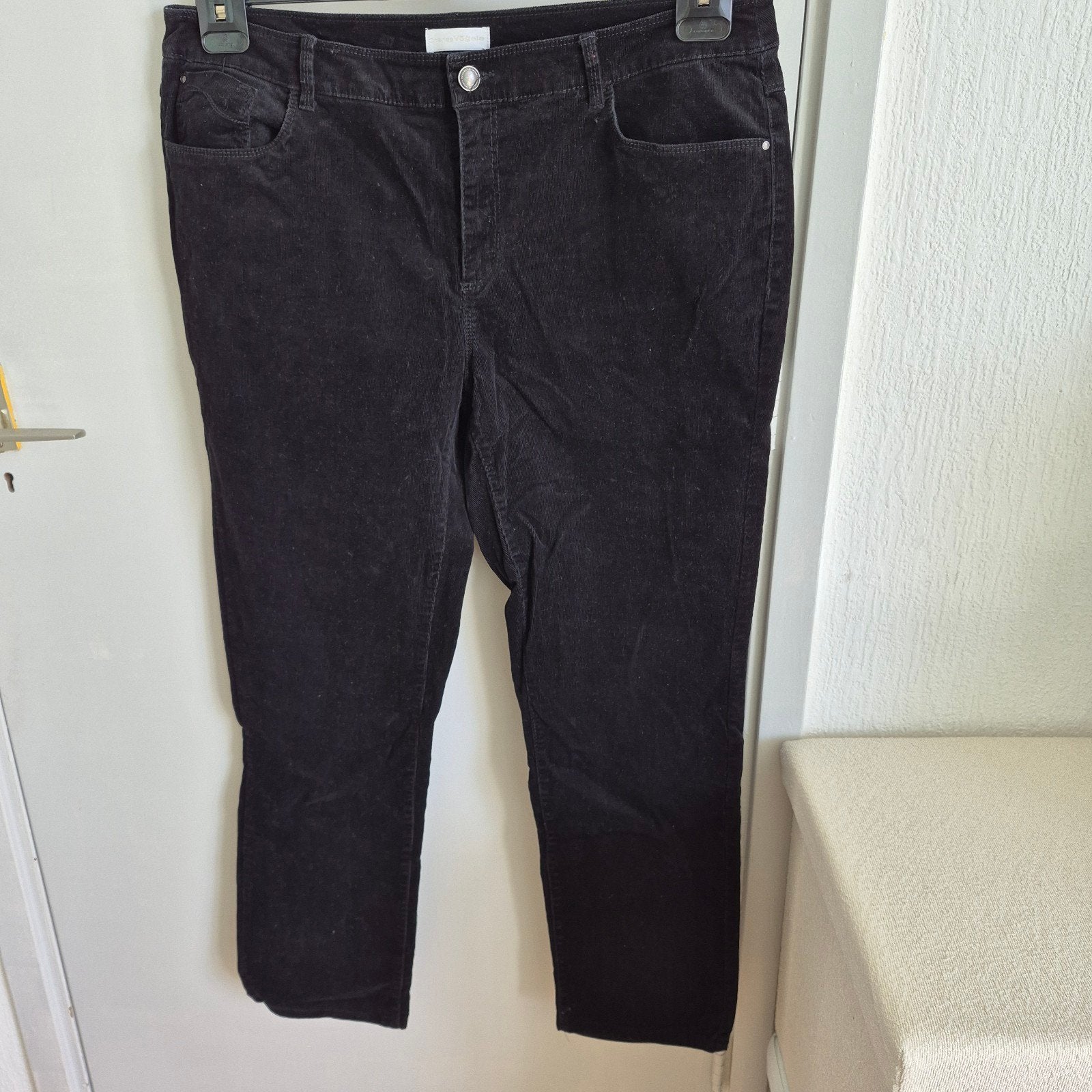Van Vogele Heren Ribbroek Zwart Maat 46 (L)ZGAN, Kleding | Dames, Zwart, Maat 42/44 (L), Ophalen of Verzenden, Zo goed als nieuw