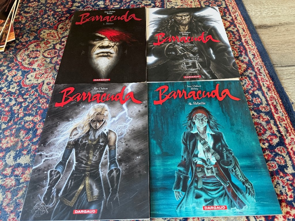 Barracuda. Jean Dufaux - Jérémy. Deel 1, 2, 3 en 4., Boeken, Stripboeken, Ophalen of Verzenden, Meerdere stripboeken, Jean Dufaux - Jérémy.