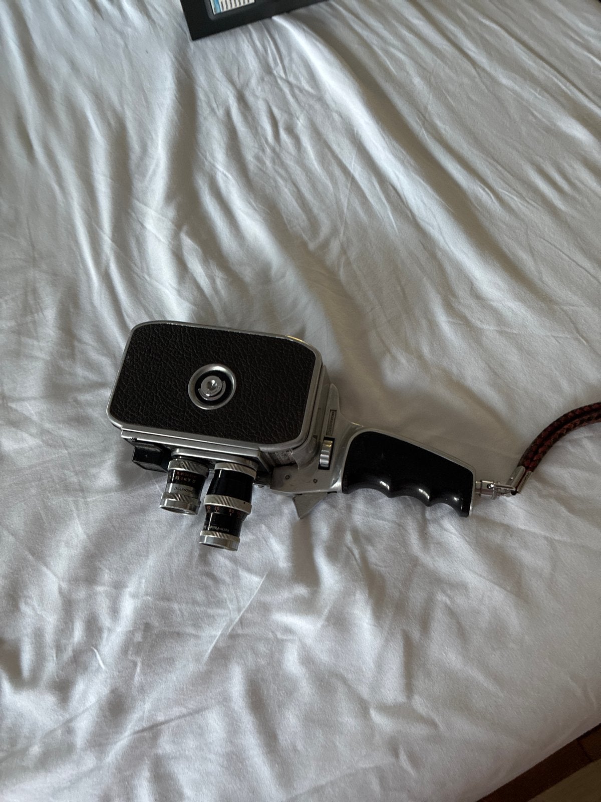 Vintage Bolex Paillard 8mm filmcamera met 2 lenzen, Ophalen, 8mm, Camera