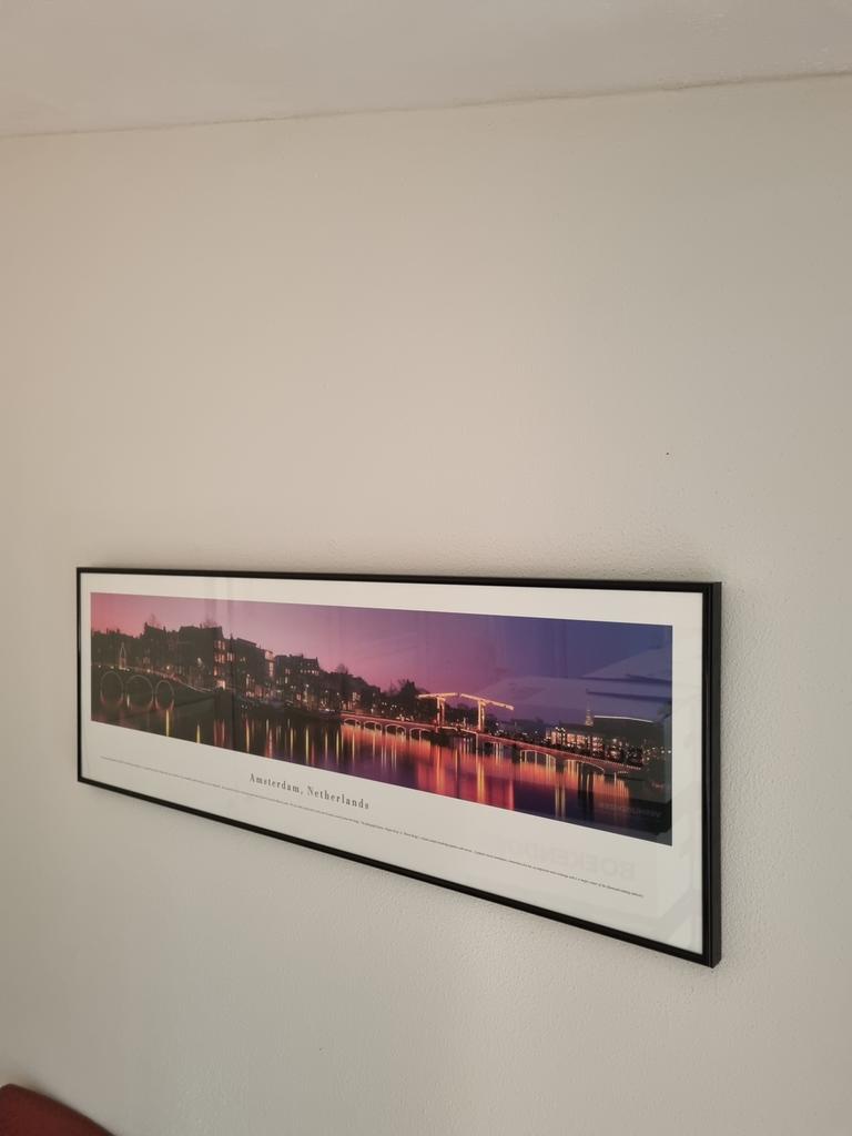 Panoramaposter van Amsterdam te koop, Met lijst, Deurposter of groter, Rechthoekig Liggend, Nieuw