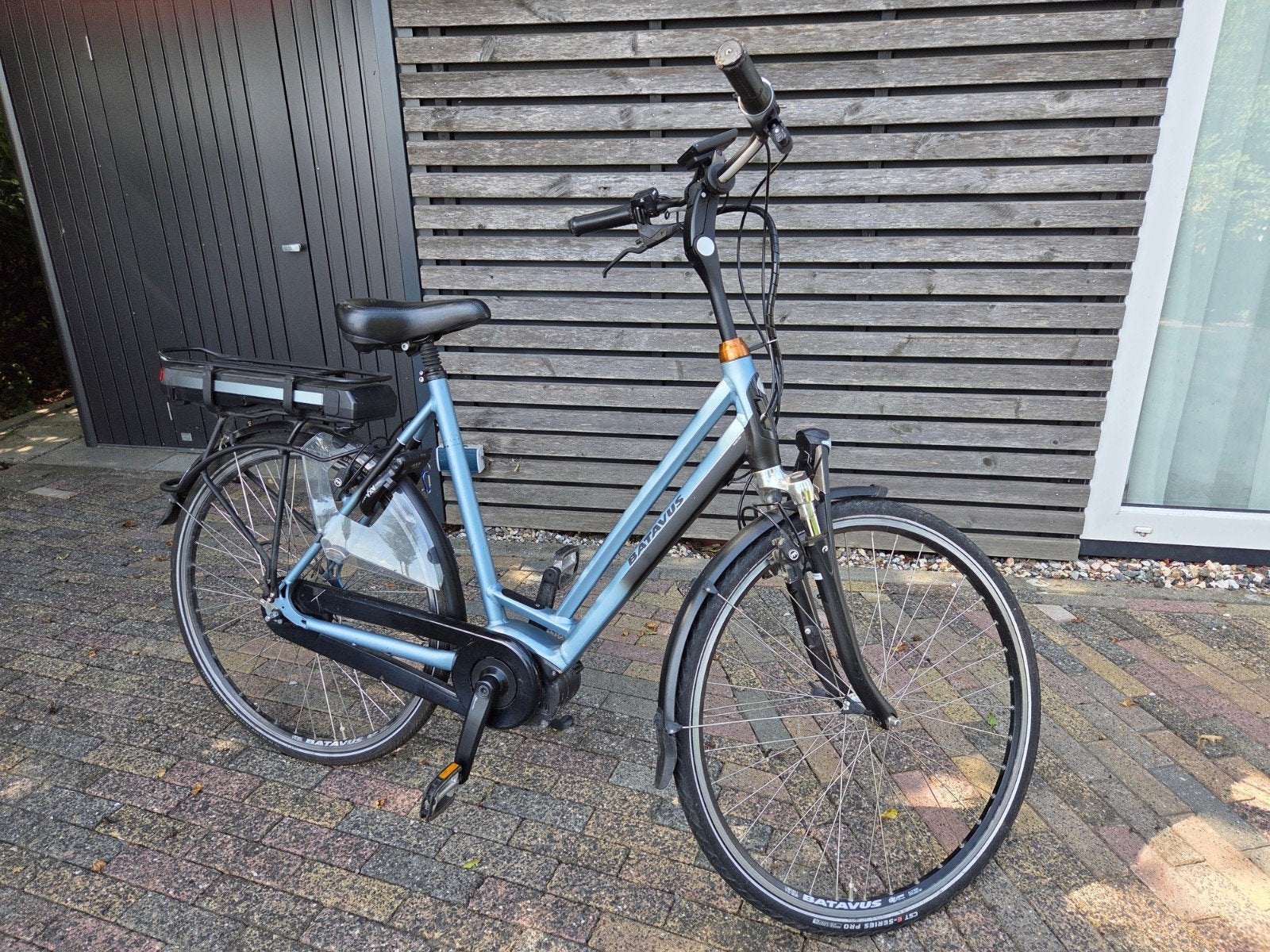 Batavus Stream elektrische fiets - blauw - 7 versnellingen, Ophalen