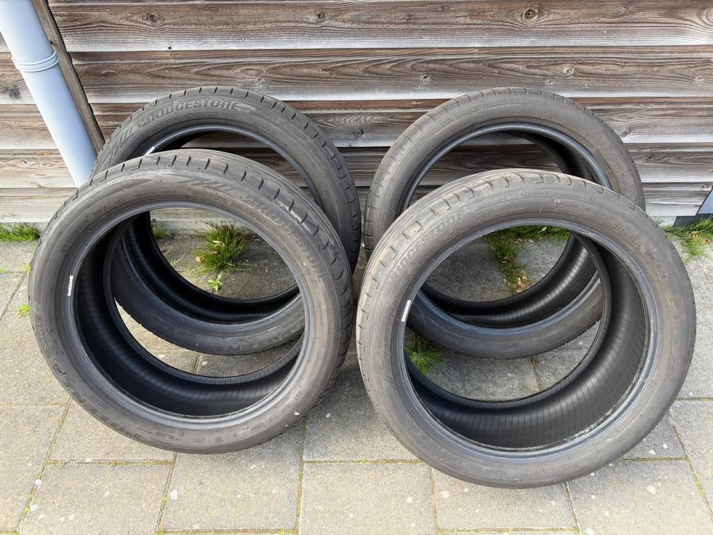 Bridgestone Potenza S001 Breedset 18 inch (4-6 mm profiel), Ophalen, 18 inch, Gebruikt, Band(en)