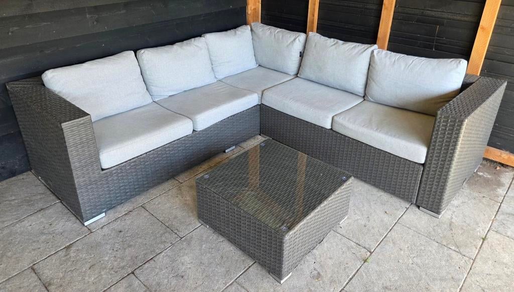 Loungeset, Ophalen, Zo goed als nieuw, Wicker