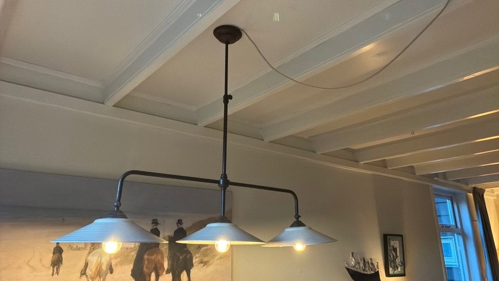 lamp, Ophalen, Landelijk , italiaans, E27 (groot), Zo goed als nieuw