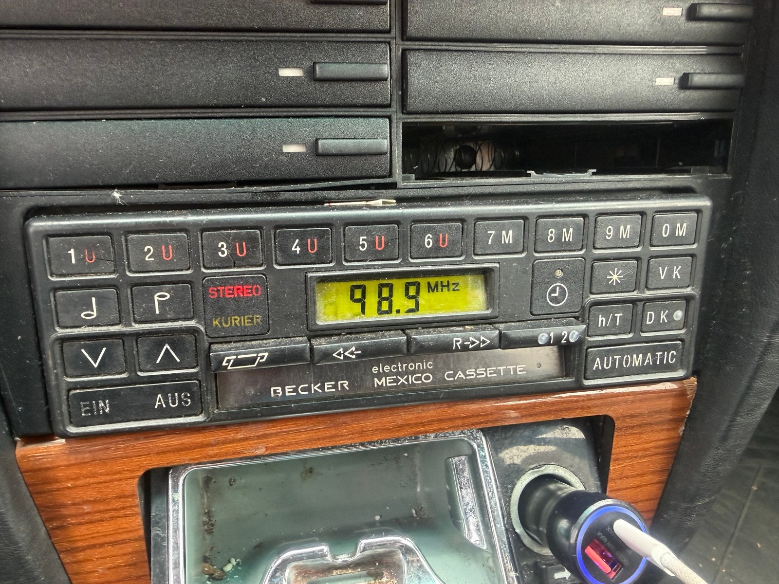 Becker Mexico Cassette Autoradio - Klassiek Model, Ophalen of Verzenden, Gebruikt