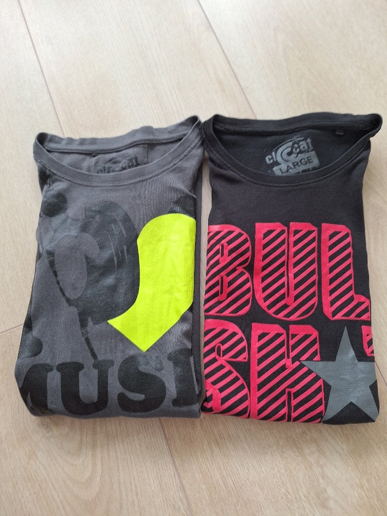 Longsleeves Heren maat L, Maat 52/54 (L), Zwart, Ophalen of Verzenden, Coolcat
