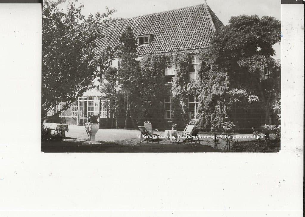 s Gravenzande Naaldwijkseweg Villa Ouwendijck v Deventer, Ophalen of Verzenden, 1940 tot 1960, Ongelopen, Zuid-Holland