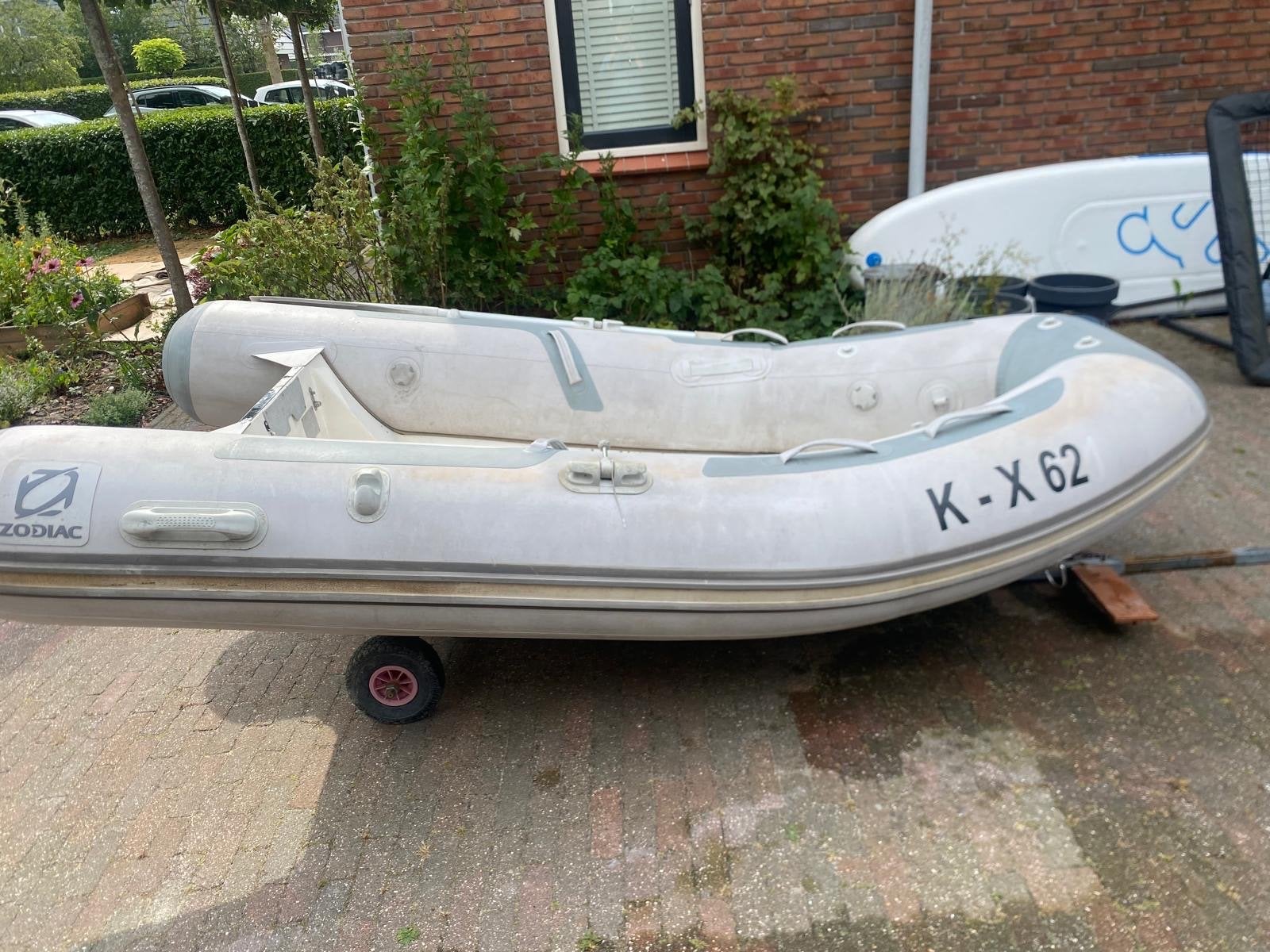 Zodiac rubberboot met polyester bodem, Ophalen of Verzenden, Gebruikt