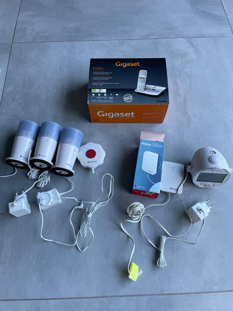 Uitgebreide set: Gigaset E500A & Bellman & Symfon, Telecommunicatie, Vaste telefoons | Handsets en Draadloos, Ophalen of Verzenden