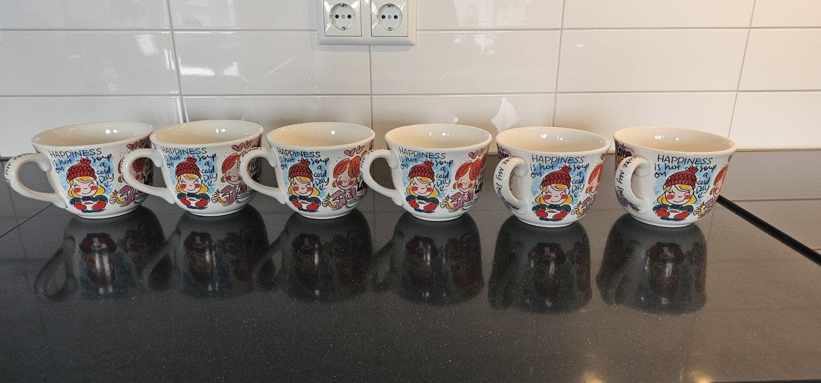 Blond Amsterdam Soepkommen - Set van 6, Blond Amsterdam, Ophalen of Verzenden, Zo goed als nieuw, Steen/keramiek