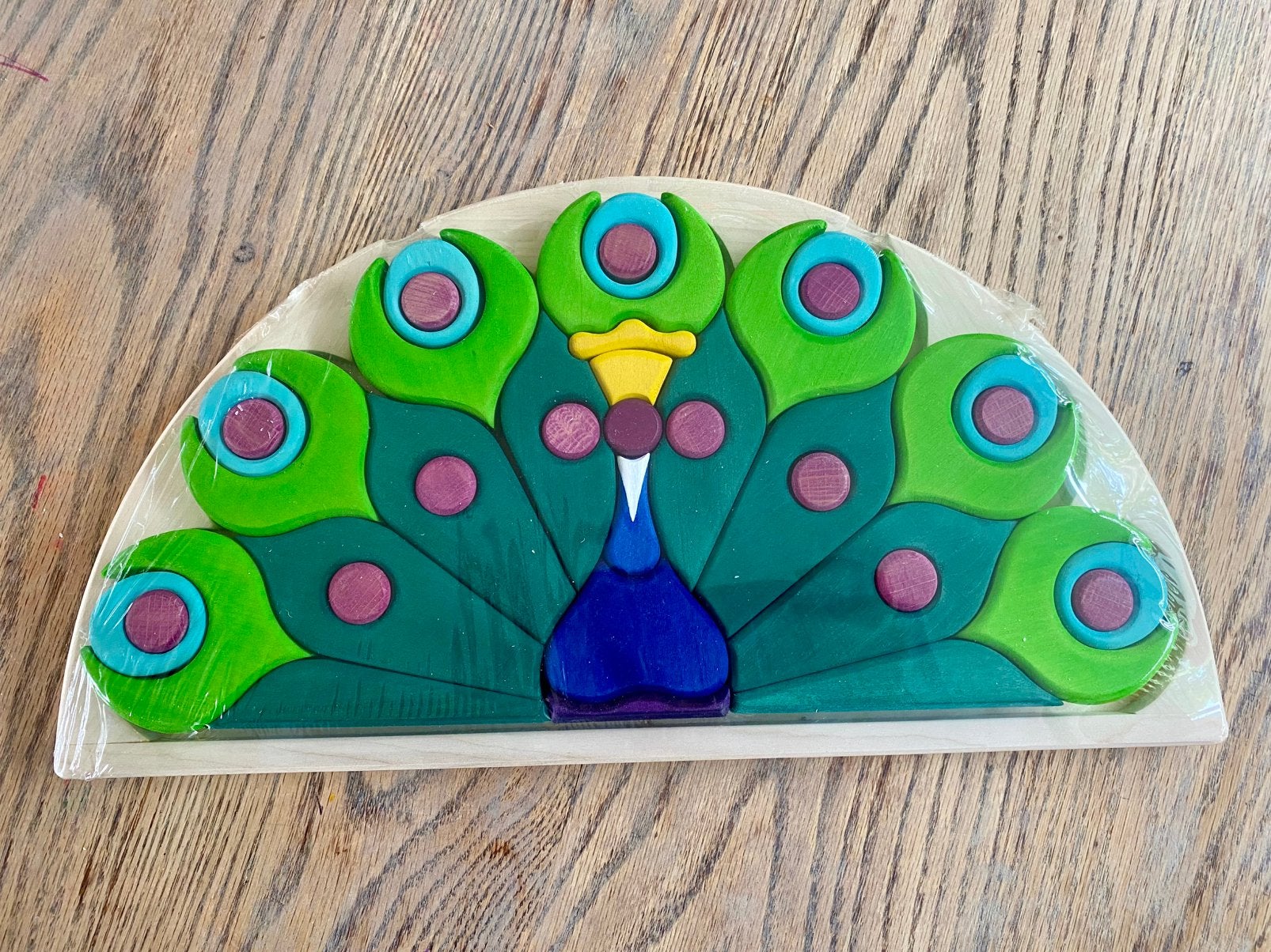 Nieuwe puzzel Bumbu Toys pauw loose parts mandala, Ophalen of Verzenden, Nieuw