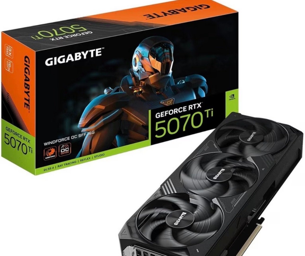 Gigabyte GeForce RTX 5070 Ti Windforce SFF 16GB, Ophalen of Verzenden, Zo goed als nieuw, GDDR6, Nvidia