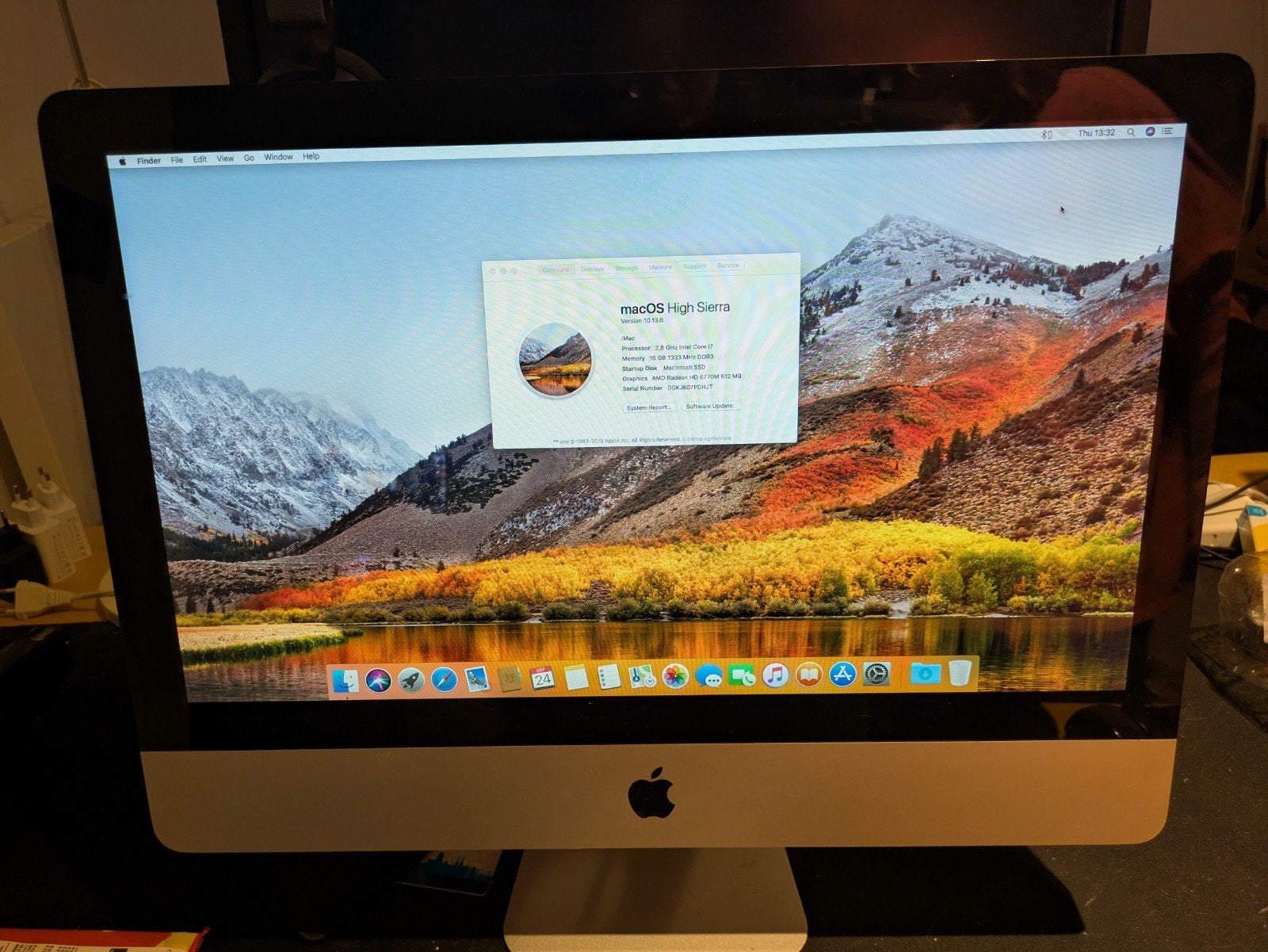 iMac (i7, 16GB RAM, 250gb SSD), Computers en Software, Ophalen, Gebruikt, 2 tot 3 Ghz, SSD