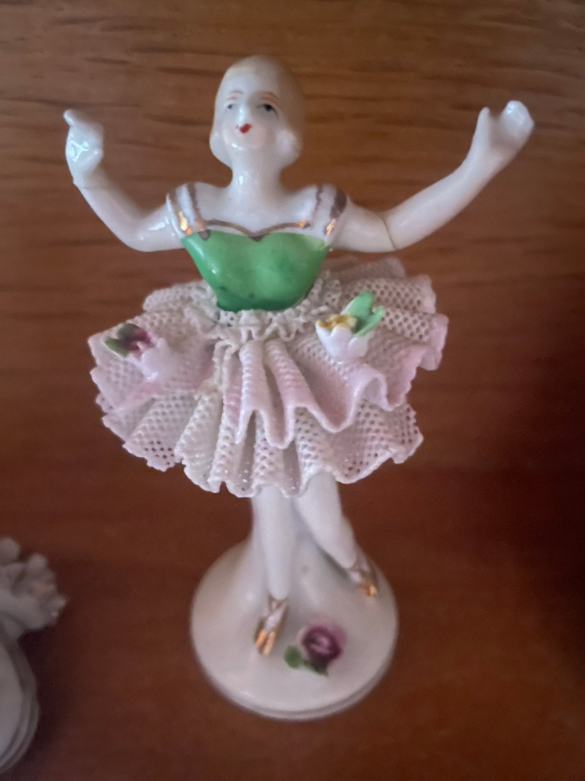 Porseleinen beeldjes van Ballerina, Fluitist en Boekenlezer, Ophalen of Verzenden