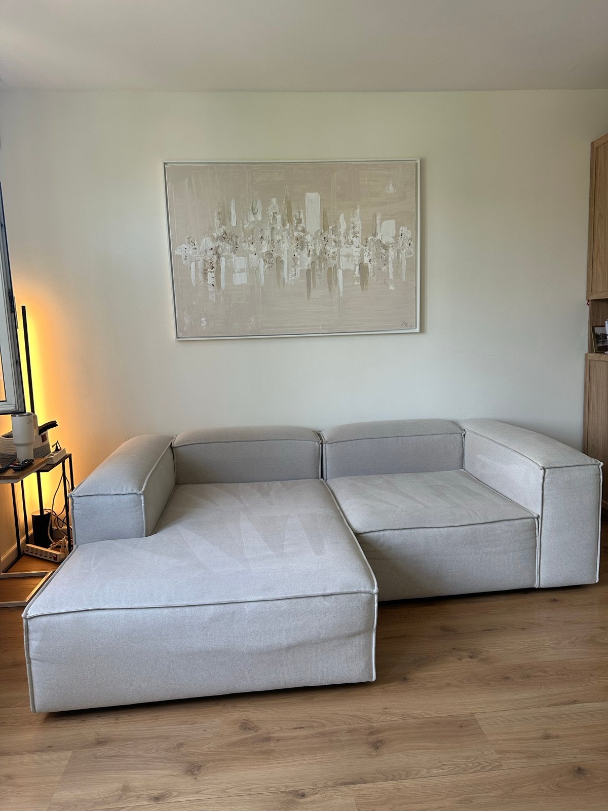 Westwing Hoekbank Model Lennon - Modulair & Recent Gereinigd, Ophalen, Gebruikt, Hoekbank, Driepersoons