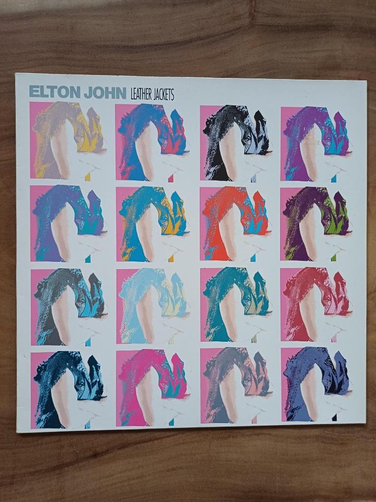Elton John - Leather Jackets - Vinyl, Cd's en Dvd's, Ophalen of Verzenden, Gebruikt, 12 inch