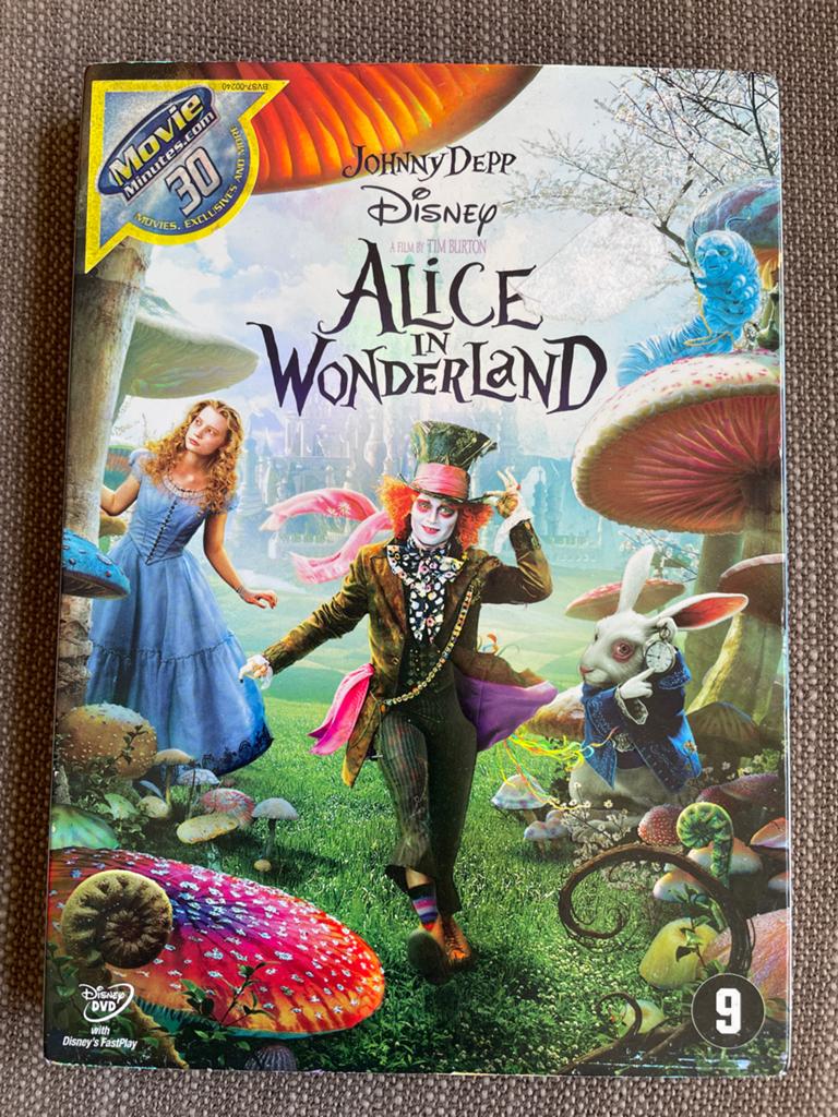 Alice in Wonderland dvd - Disney Tim Burton, Vanaf 9 jaar, Ophalen of Verzenden, Zo goed als nieuw