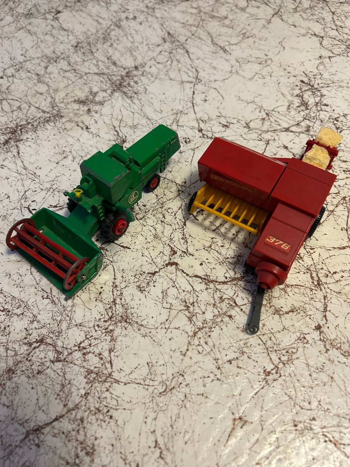 Matchbox Lesney Claas Combine Harvester & New Holland Baler, Ophalen of Verzenden, Gebruikt, Jongen of Meisje