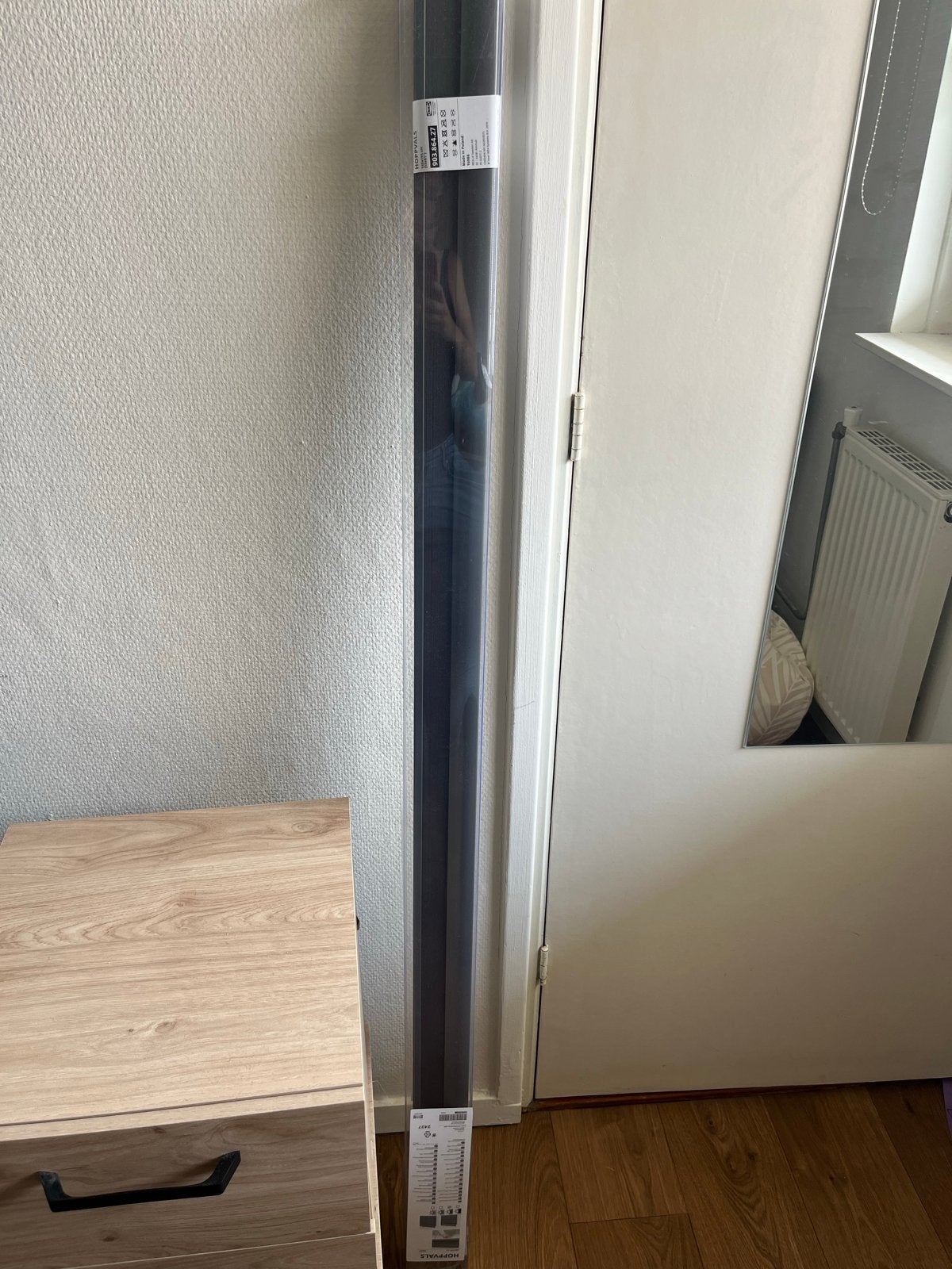 IKEA Hoppvals rolgordijn 140x155 cm - Nieuw in verpakking, Ophalen, 100 tot 150 cm, Nieuw, Grijs