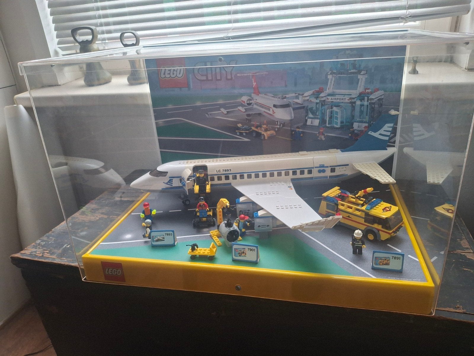 Lego City Vliegveld Shop Display - Zeldzaam Collectors Item, City, Lego, Overige typen, Ophalen of Verzenden
