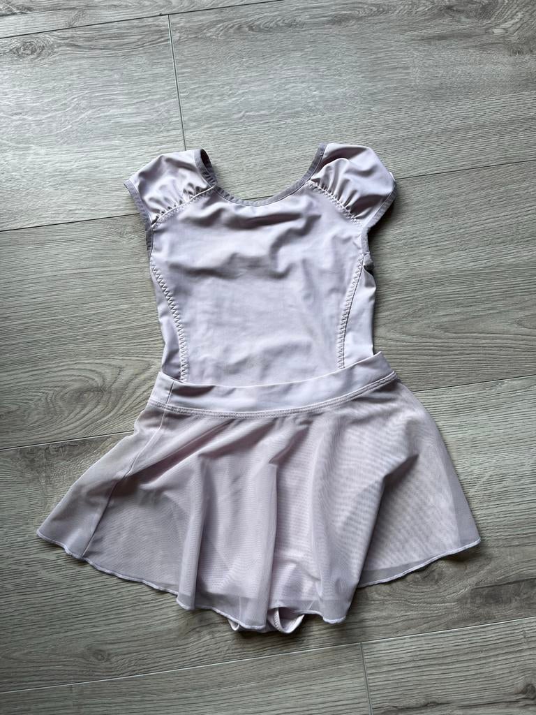 Balletpakje maat 116 roze met rokje, Ophalen of Verzenden, Gebruikt, Kleding