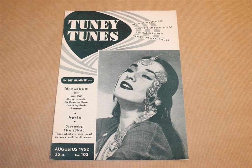 Tuney Tunes - No. 103 - Augustus 1952, Ophalen of Verzenden, 1940 tot 1960, Knipsel(s)