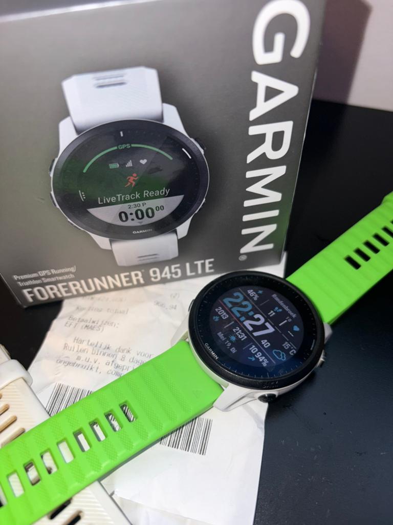 Garmin 945 Lte, Zwart, Ophalen of Verzenden, Zo goed als nieuw, GPS