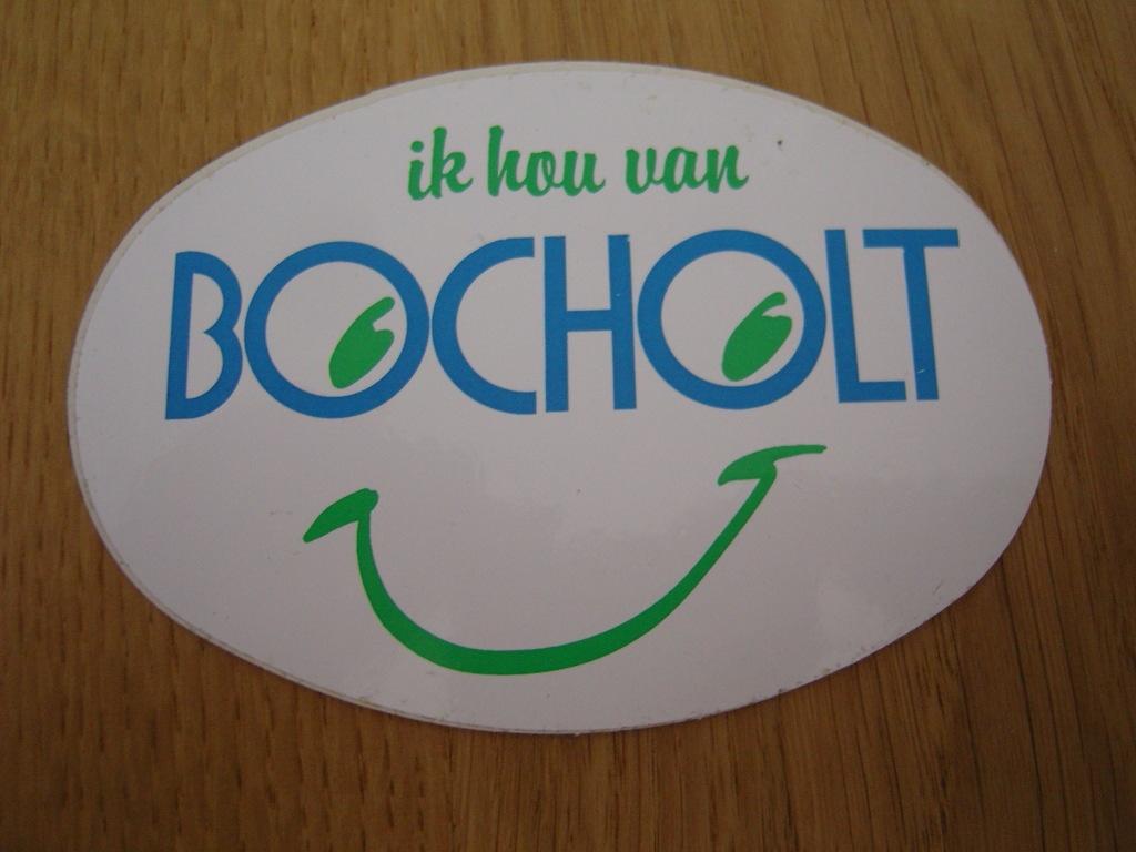 sticker ik hou van BOCHOLT, Verzamelen, Ophalen, Zo goed als nieuw