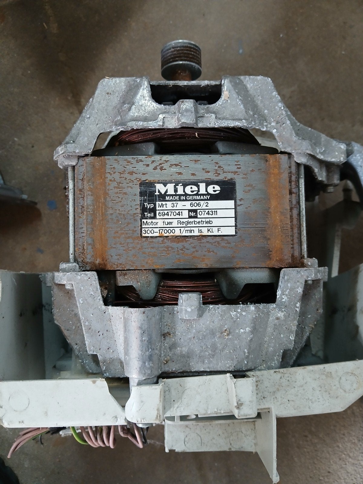 Miele wasmachinemotor wasmachine motor onderdelen., Ophalen of Verzenden, Gebruikt