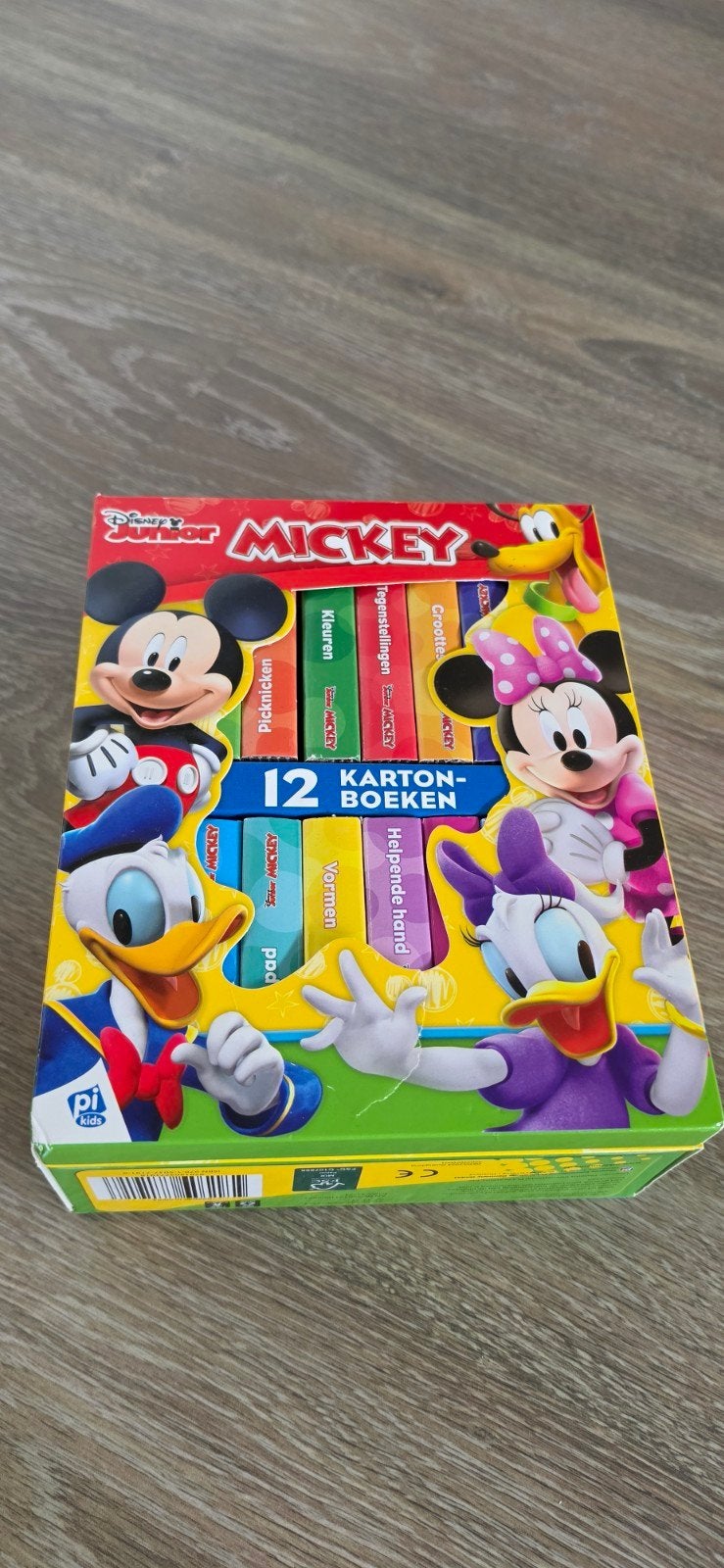 Disney Junior Mickey Mouse 12 Kartonboekjes Set, Boeken, Ophalen, Gelezen, 1 tot 2 jaar