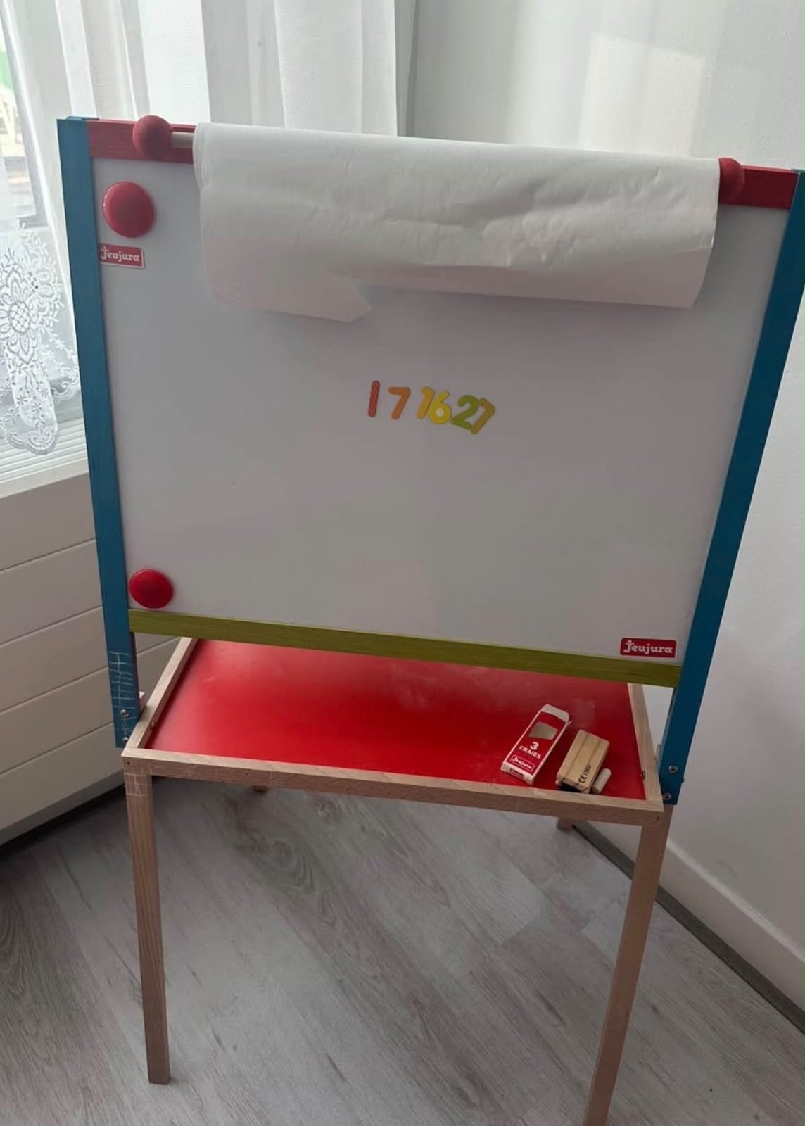 Jujura Tekenbord / Schoolbord - Dubbelzijdig, Kinderen en Baby's, Ophalen of Verzenden, Gebruikt, Knutselen