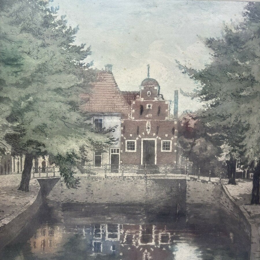 Abe Gerlsma (1919-2012) - Korendragershuisje, Ophalen of Verzenden