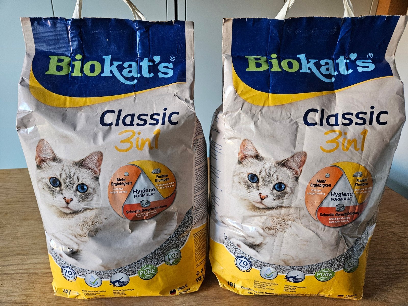 Biokat's Classic 3in1 kattenbakvulling - ruim 2,5 zak, Ophalen of Verzenden
