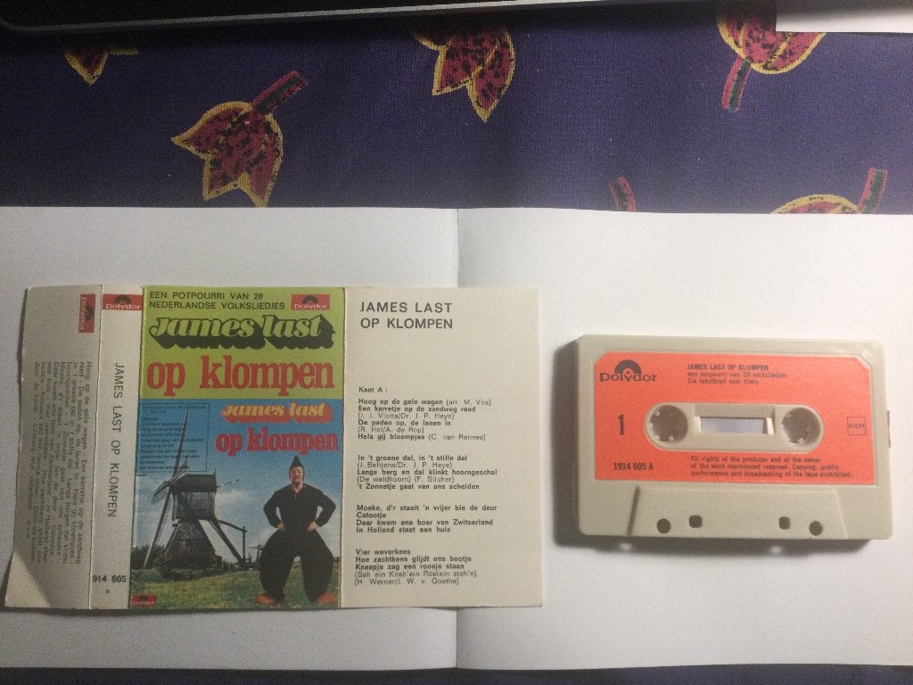 James Last op Klompen MC, Gebruikt, Klassiek, 1 bandje, Ophalen of Verzenden
