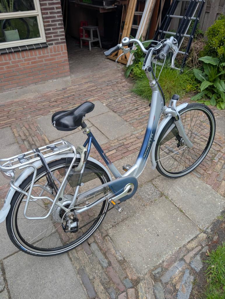 Sparta elektrische damesfiets frame 55cm, Fietsen en Brommers, Elektrische fietsen, 51 tot 55 cm, Ophalen, Gebruikt, Sparta