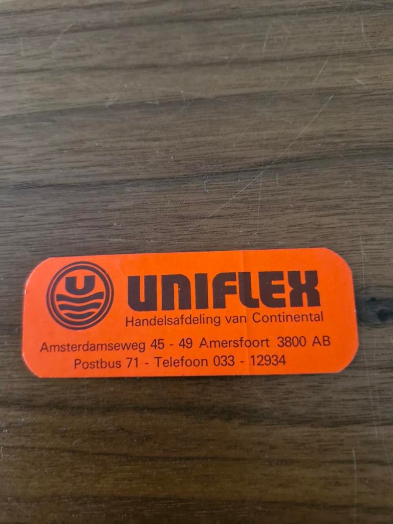 6864 Sticker Uniflex Continental, Ophalen of Verzenden, Zo goed als nieuw