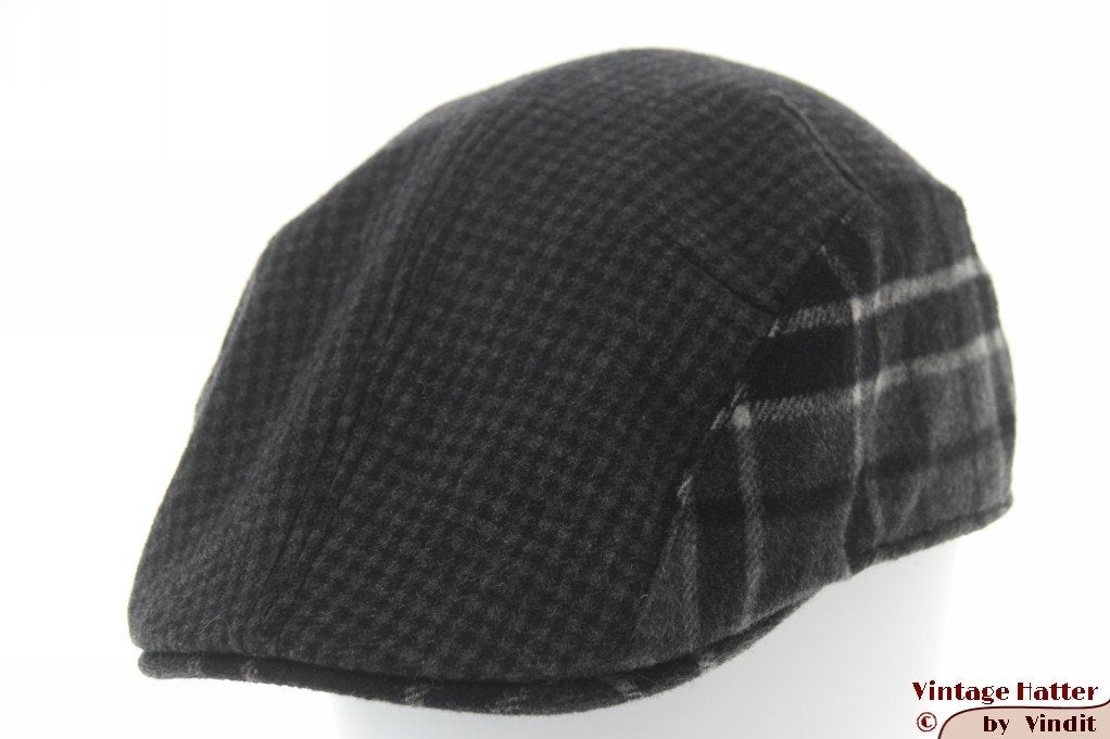 Vintage flatcap Platte pet Ben Sherman grijze patronen 58, Ophalen of Verzenden, 58 of 59 cm (L, 7¼ of ⅜ inch), Ben Sherman, Pet