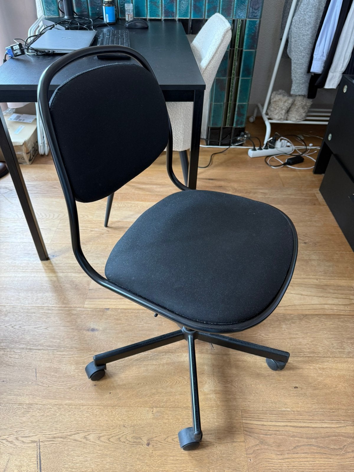 Bureaustoel Ikea ÖRFJÄLL, Ophalen, Gebruikt, Zwart, Bureaustoel