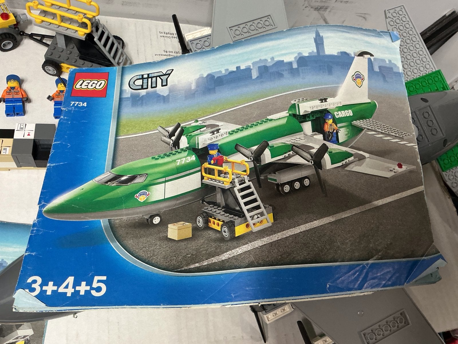 LEGO City 7734 Vrachtvliegtuig met accessoires