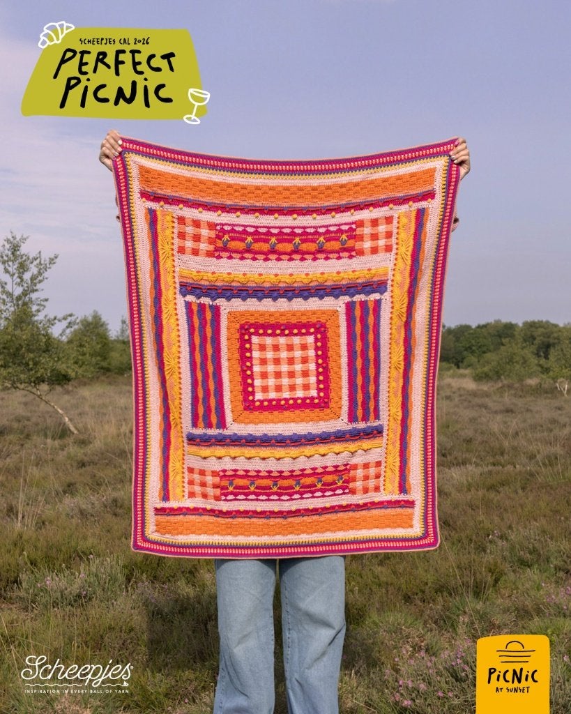 Scheepjes Perfect Picnic CAL2026 Cotton Create At Sunset, Breien of Haken, De Bondt, Ophalen of Verzenden, Service@bondt.com