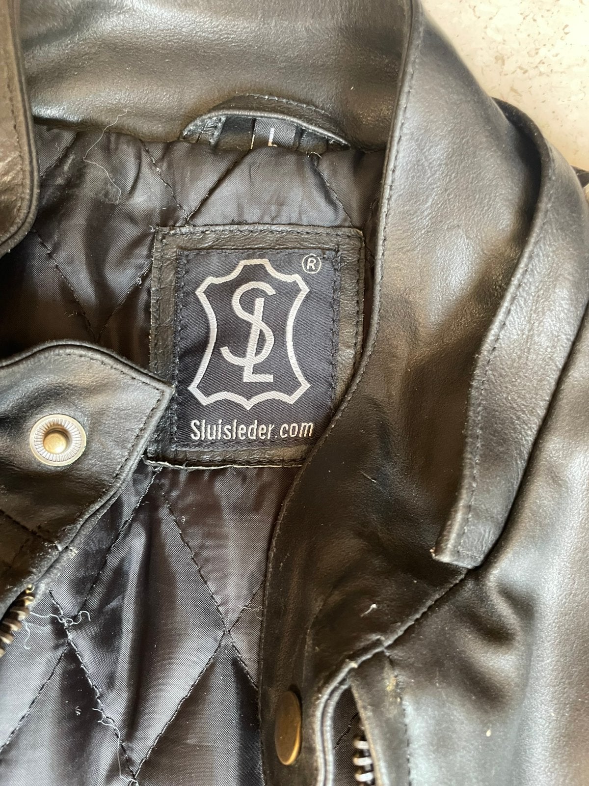 Leren jas Brogniez, Motoren, Ophalen, Tweedehands, Jas | leer